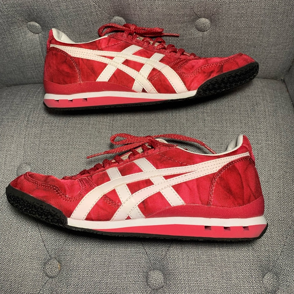 Asics Onitsuka Tiger Ultimate 81 Women's Sneakers Shoes D58BK Fuchsia sz 8 - Picture 5 of 11